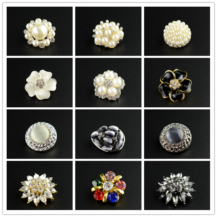 高档精美大号珍珠纽扣皮草貂皮裘皮呢大衣西装风衣装饰纽扣装饰扣