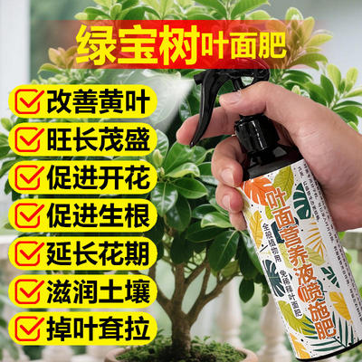 绿宝树专用肥料盆栽幸福树营养液旺长茂盛促发新芽促长新叶面肥料