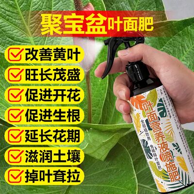 聚宝盆专用肥料绿植盆栽花肥营养液叶面肥叶面肥有机肥水溶化肥料