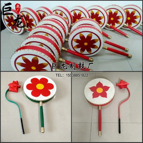 藏族热巴鼓学生艺考道具鼓手鼓