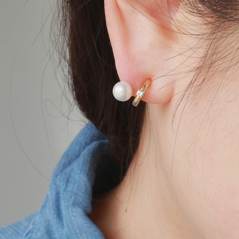 W的手创无耳洞蚊香盘耳夹