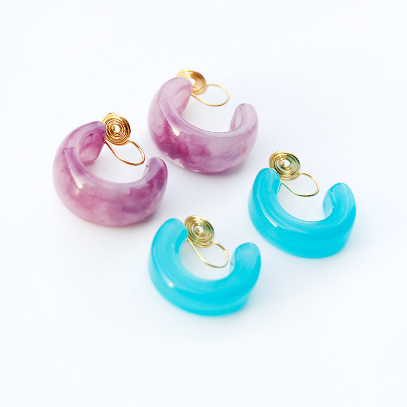 夏日多肉紫葡萄~显白！复古港风半圆C型无痛感蚊香盘耳夹无耳洞女,饰品/流行首饰/时尚饰品新,耳夹,淘宝优惠券,粉丝福利购,淘宝优惠卷