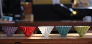 ORIGAMI折纸滤杯S号日本手冲咖啡陶瓷01号滤杯适配kalita155滤纸
