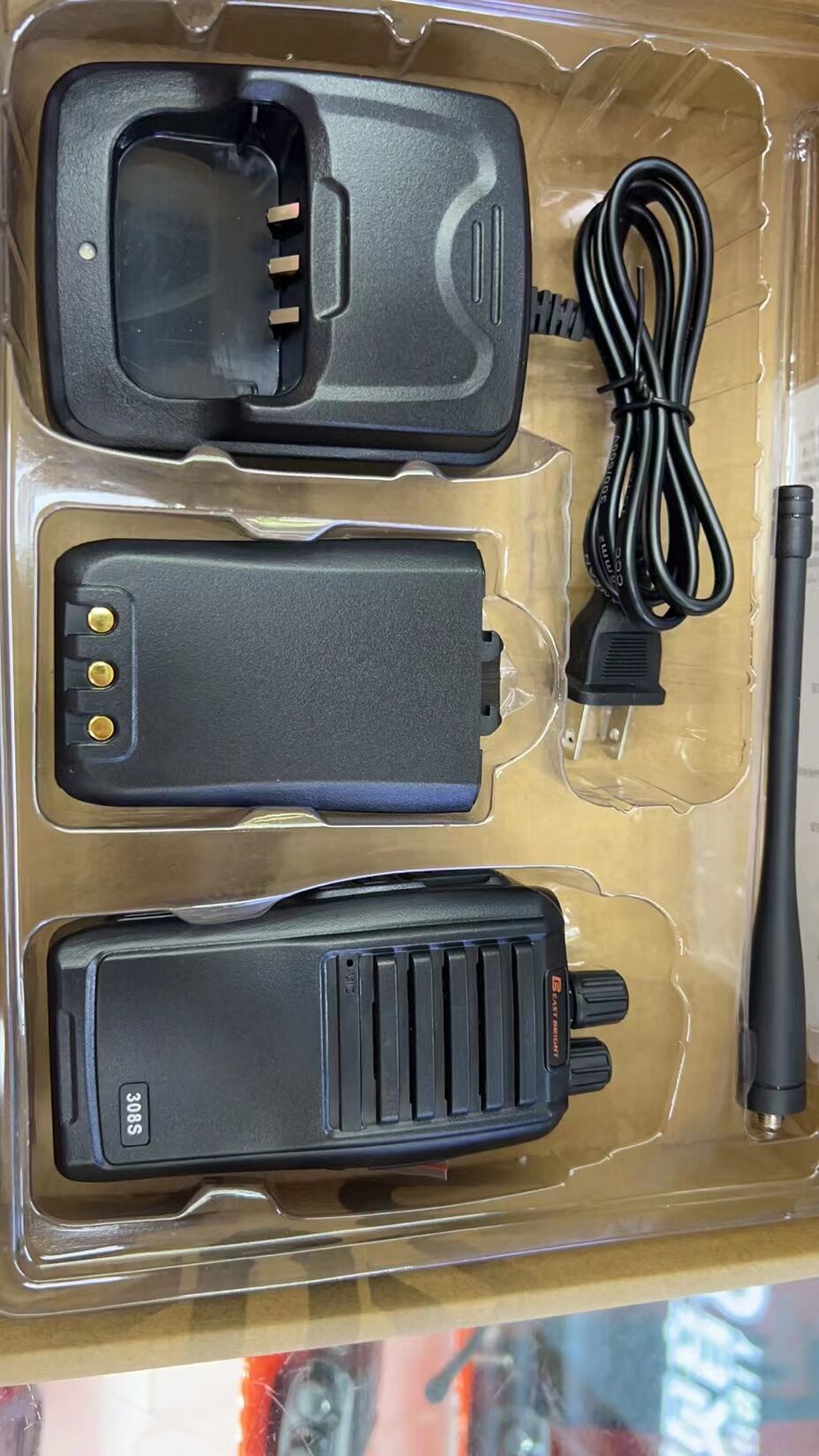 BEAST BRIGHT无线对讲机EB-308S旭辉手持台5W酒店工地商场包邮