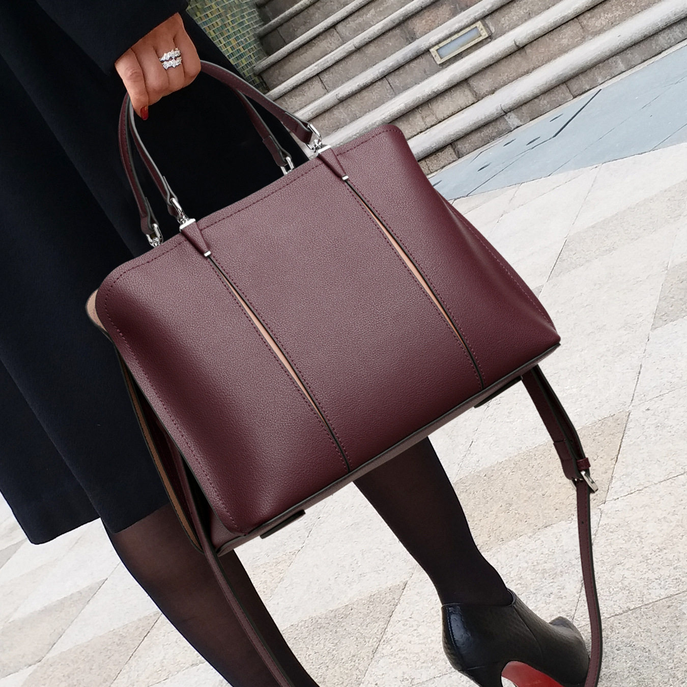 ccamo牛皮包包女款轻奢小众托特包时尚简单大方妈妈包工厂