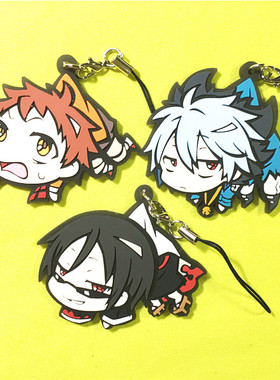 茶猫屋日本动漫周边原单散货SERVAMP挂起来橡胶挂件满百包邮