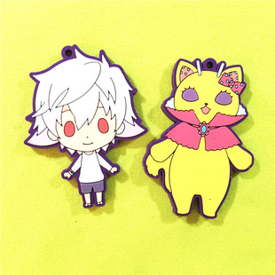 茶猫屋日本动漫周边原单散货KARNEVAL狂欢节橡胶挂件满百包邮现货