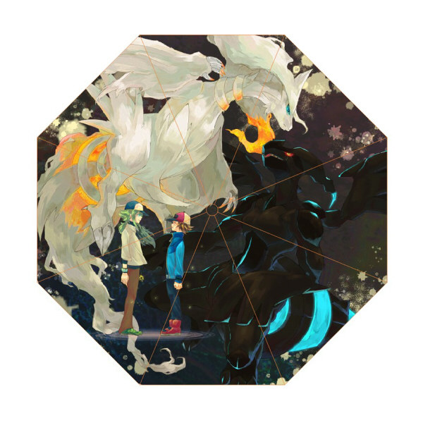 茶猫屋日本动漫周边口袋妖怪精灵宝可梦神奇宝贝神兽晴雨伞满包邮