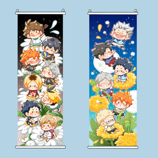 茶猫屋日本动漫周边排球少年乌野音驹高校挂画壁挂礼品礼物满包邮