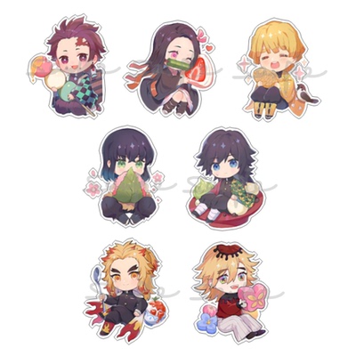 日本甜品炭治郎透明亚克力挂件