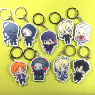 茶猫屋动漫周边FATE ZERO西装SABER卫宫切嗣手机背包挂件满百包邮