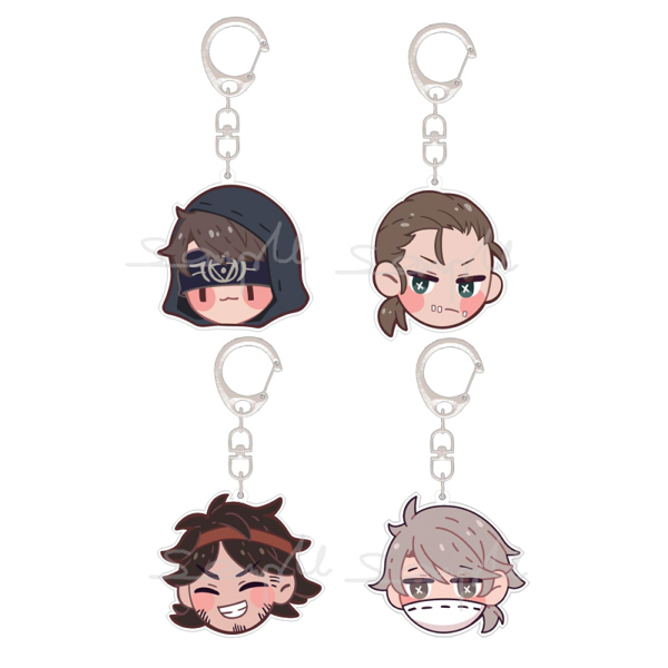 茶猫屋日本动漫周边第五人格Q版同人奈布伊莱透明亚克力挂件包邮