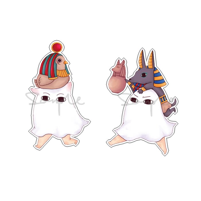 茶猫屋日本动漫周边埃及神阿努比斯透明亚克力挂件满百包邮淘金币