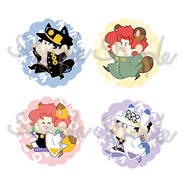 茶猫屋日本动漫周边jojo的奇妙冒险承太郎花京院亚克力挂件包邮新