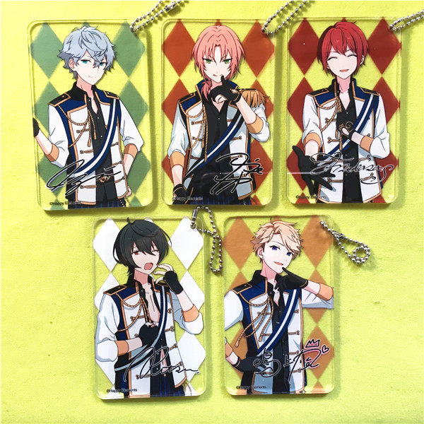 茶猫屋日本动漫周边原单散货偶像梦幻祭签名透明亚克力挂牌满包邮