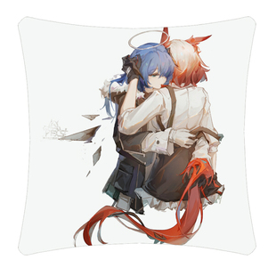 动漫周边游戏周边玩具明日方舟莫斯提玛/菲亚梅塔抱枕靠垫现货包