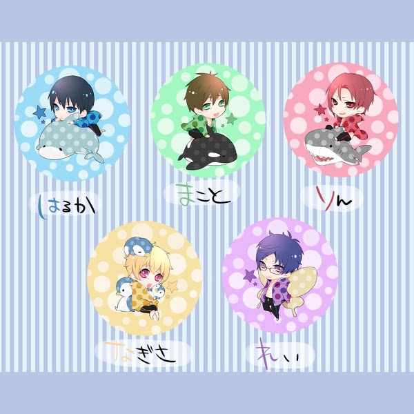 男子游泳俱乐部七濑遥覆膜徽章满百包邮