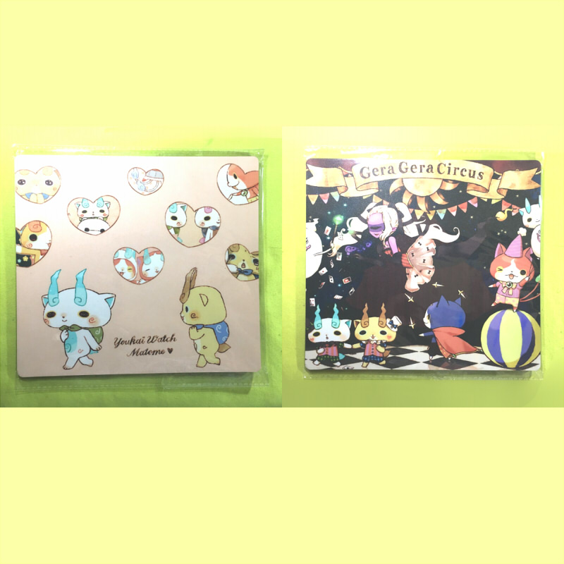 茶猫屋日本动漫周边妖怪手表地缚猫地缚喵马戏团鼠标垫满百包邮新