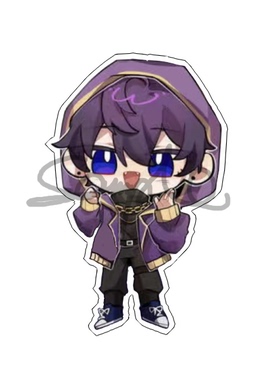 动漫周边游戏周边彩虹社主播SHOTO Q版透明亚克力挂件现货满包邮