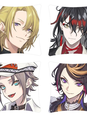 动漫游戏周边Vtuber彩虹社Vox Akuma双面抱枕靠垫满百包邮现货