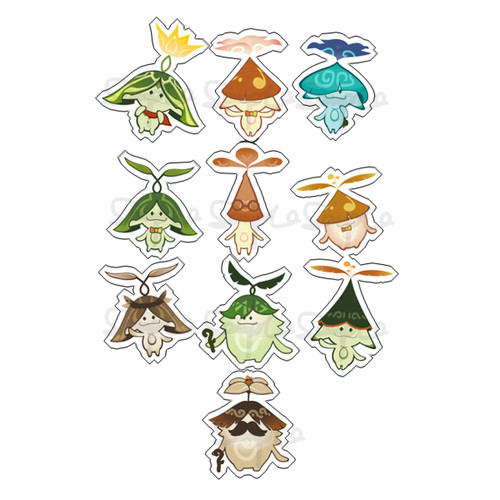 动漫周边周边原神兰纳罗/兰百梨迦Q版透明亚克力挂件新现货包邮