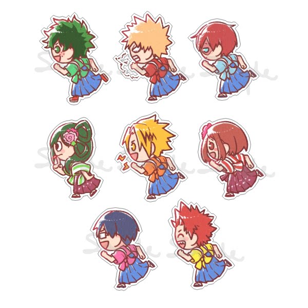 茶猫屋日本动漫周边我的英雄学院奔跑亚克力挂件玩具满百包邮现货