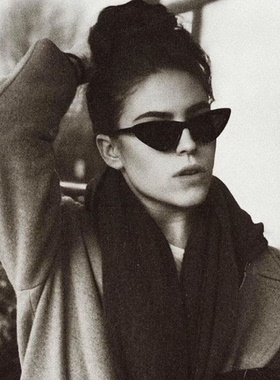 猫眼复古风孙艺珍小框太阳眼镜