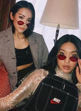 墨镜复古风太阳眼镜明星同款