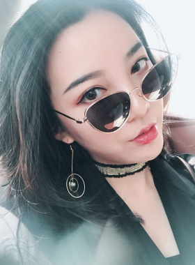 墨镜前卫风太阳眼镜范玮琪同款