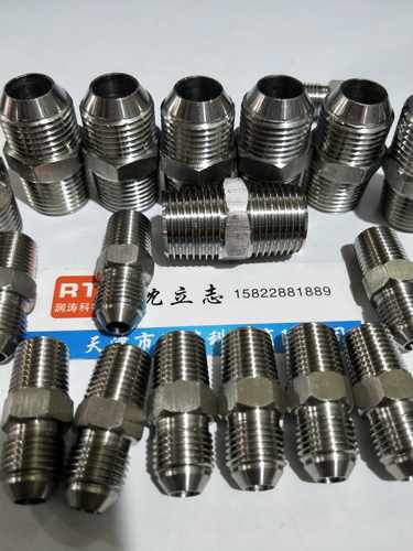 304不锈钢高压油管接头1ST球头D