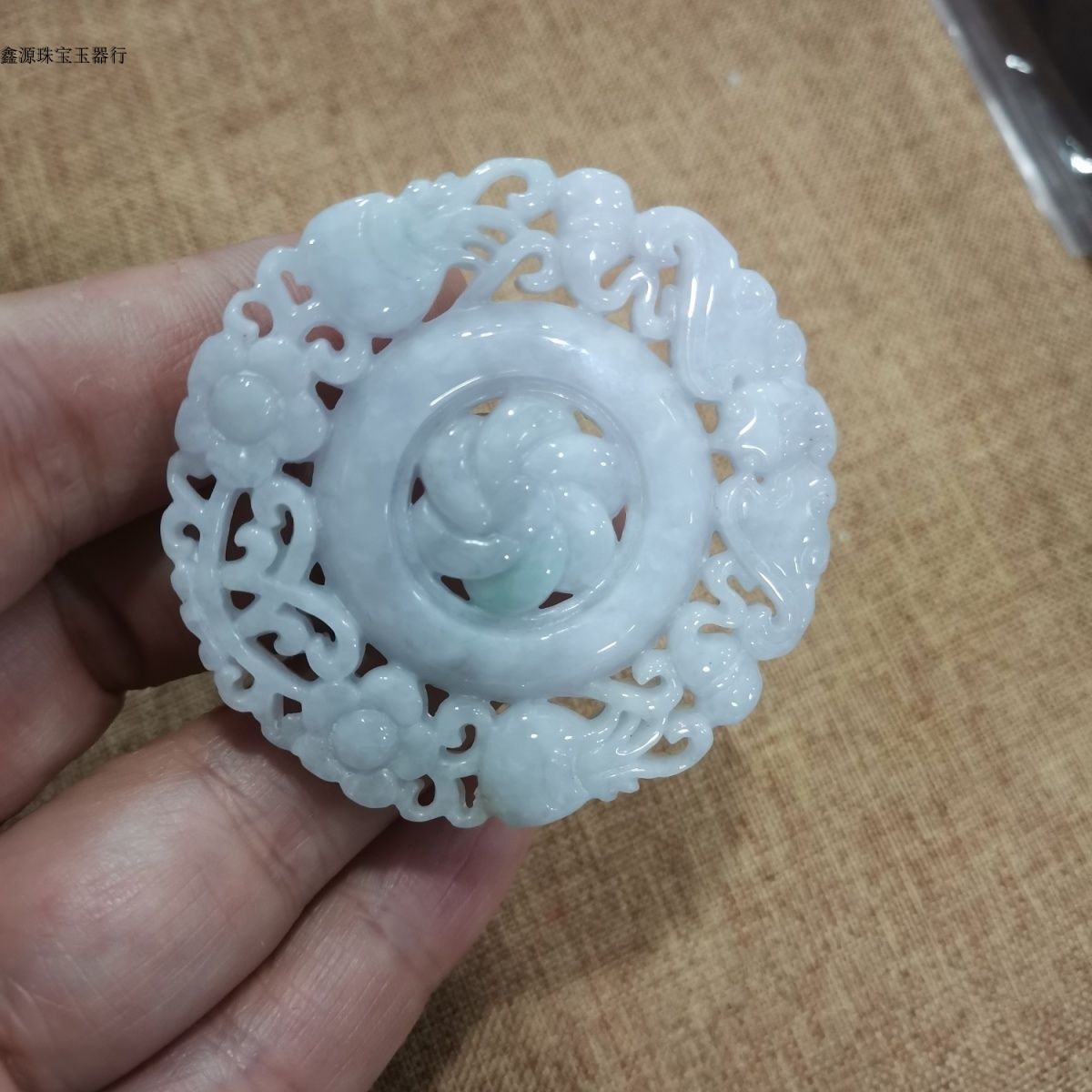 缅甸翡翠吊坠玉佩古风汉服腰佩
