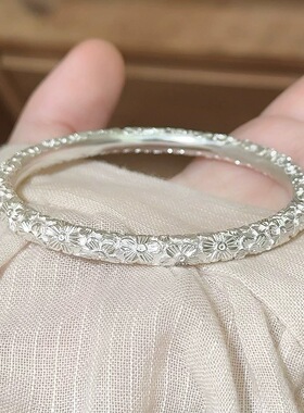 新款花瀑圈古法樱花浮雕新中式闭