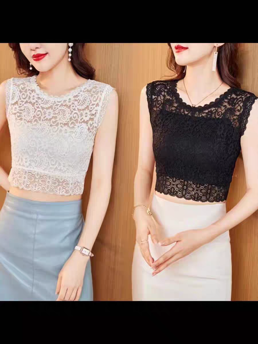 假领子女百搭假领上衣配毛衣衬衫衣领卫衣的春秋内搭蕾丝打底背心