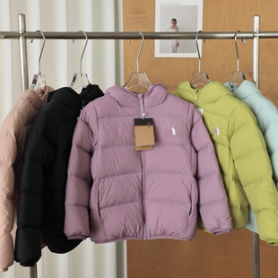 100-170码 儿童冬季连帽羽绒服90白鸭绒蓬松厚实防风保暖男童女童