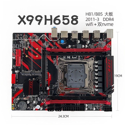 X99H658-D4 主板台式机ECC服务器DDR4 X99 E5 2011-3 V3 V4