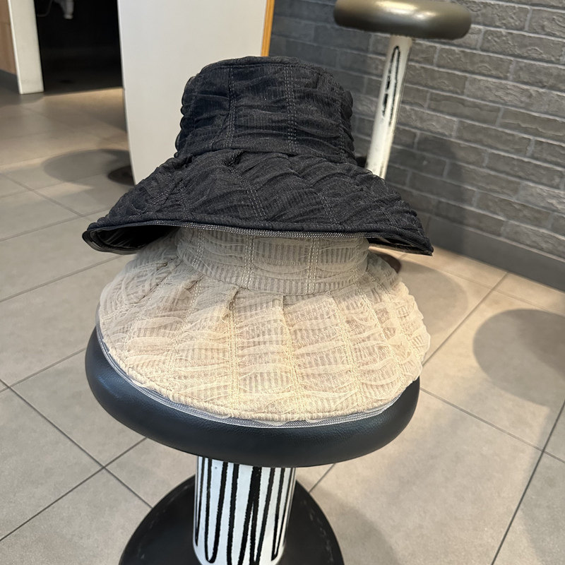 黑胶纺纱遮阳帽户外夏季遮阳帽