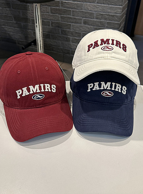 PAM时尚韩版大字母街头青年情侣百搭棒球帽户外出游显脸小鸭舌帽