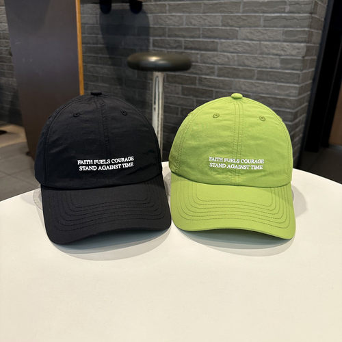 小字母双排青年情侣防晒速干帽