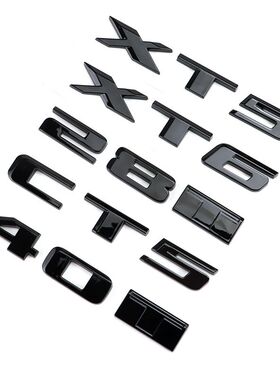 适用于凯迪拉克xt4 xt5 ct5 ct6亮黑色英文后车标28T排量atsl字标