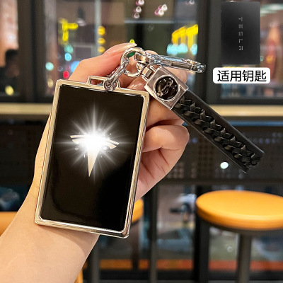 适用特斯拉model3/Y钥匙套x卡片s高档保护壳扣丫内饰改装配件用品