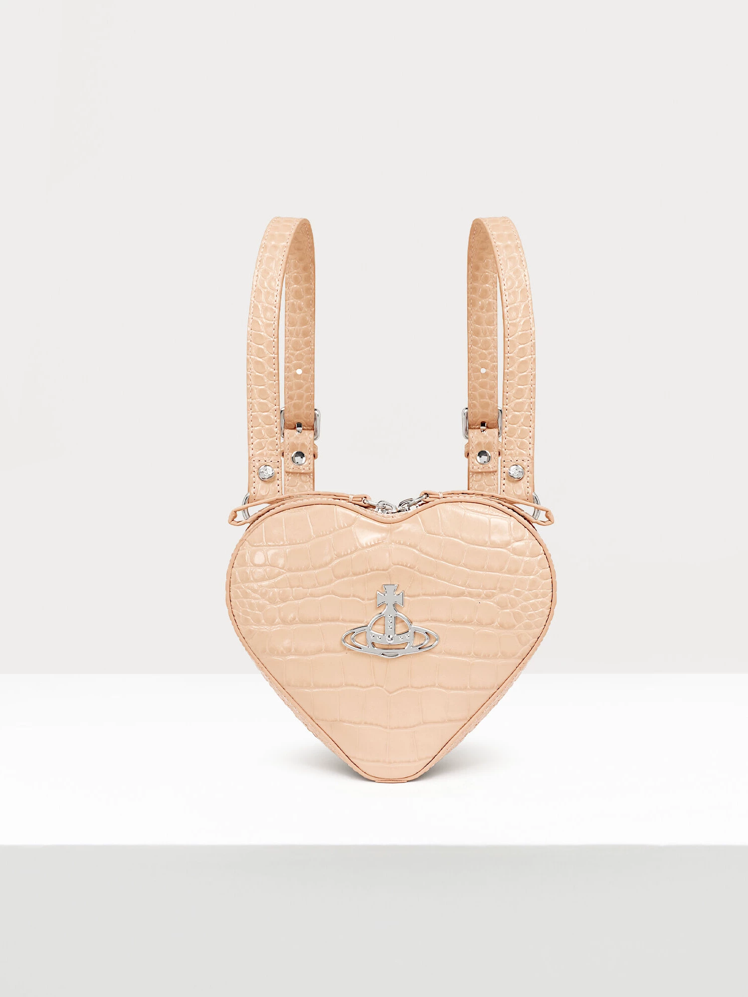 Подлинный рюкзак из кожи с узором крокодила Queen Mother Ella от Vivienne Westwood