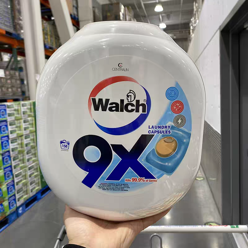 代购马来西亚进口威露士9X除菌去污柔顺洗衣凝珠158粒