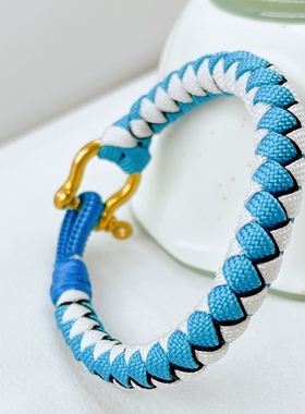 手绳伞绳手工编织欧美阿根廷配色