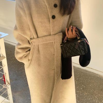 大衣气质中长款毛呢外套