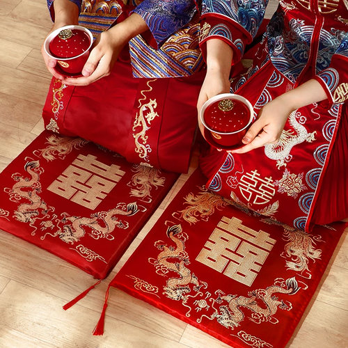 加厚结婚敬茶喜庆跪垫