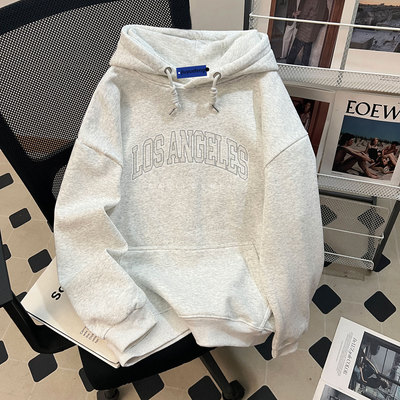 新款重磅连帽卫衣男款2025秋冬