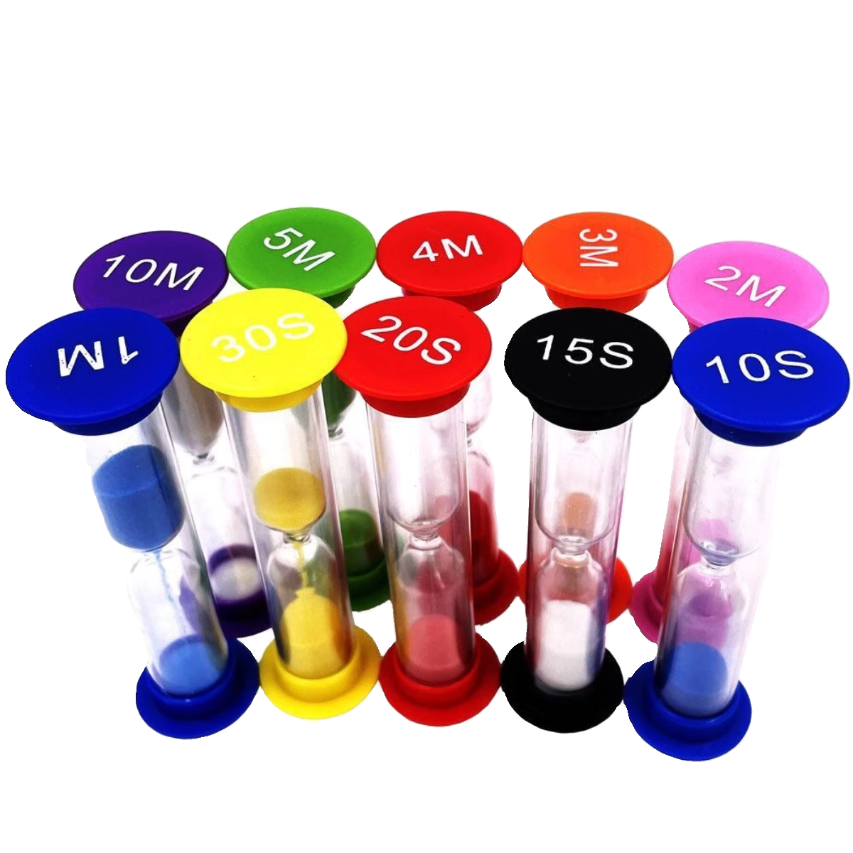 10+15+20+30秒+1+2+3+4+5+10分钟沙漏计时器组合套装儿童礼品家用