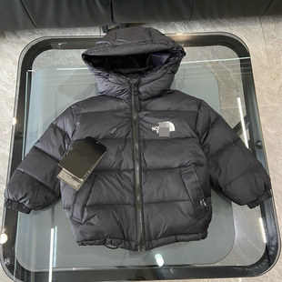 儿童羽绒服连帽保暖外套洋气男童纯色外穿舒适柔软敲好看鸭绒羽绒