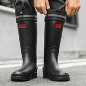 高颜值男户外雨天出行农田养殖适用雨鞋 百搭雨靴 厚底束口轻便时尚
