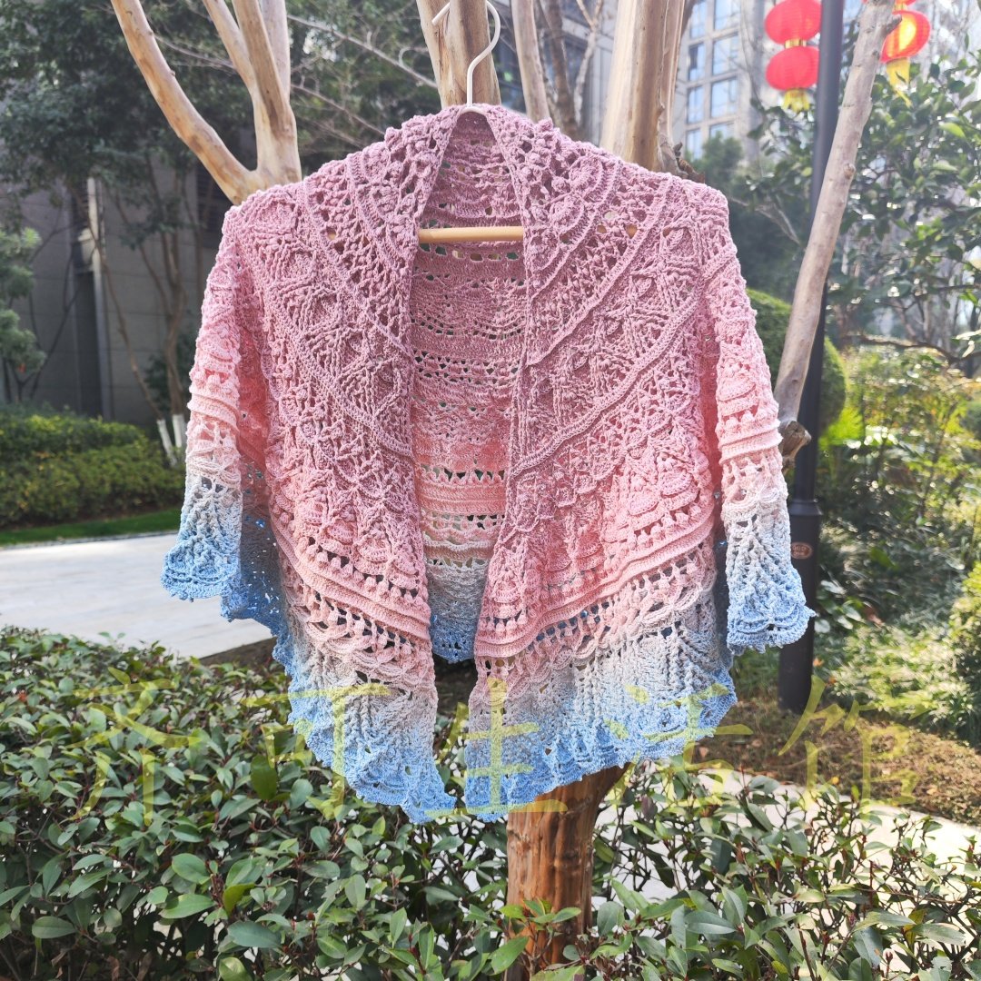 钩针二十四节气雪蕊冬至披肩成品钩织可定制全棉渐变蛋糕线,服饰配件/皮带/帽子/围巾,围巾/丝巾/披肩,淘宝优惠券,粉丝福利购,淘宝优惠卷